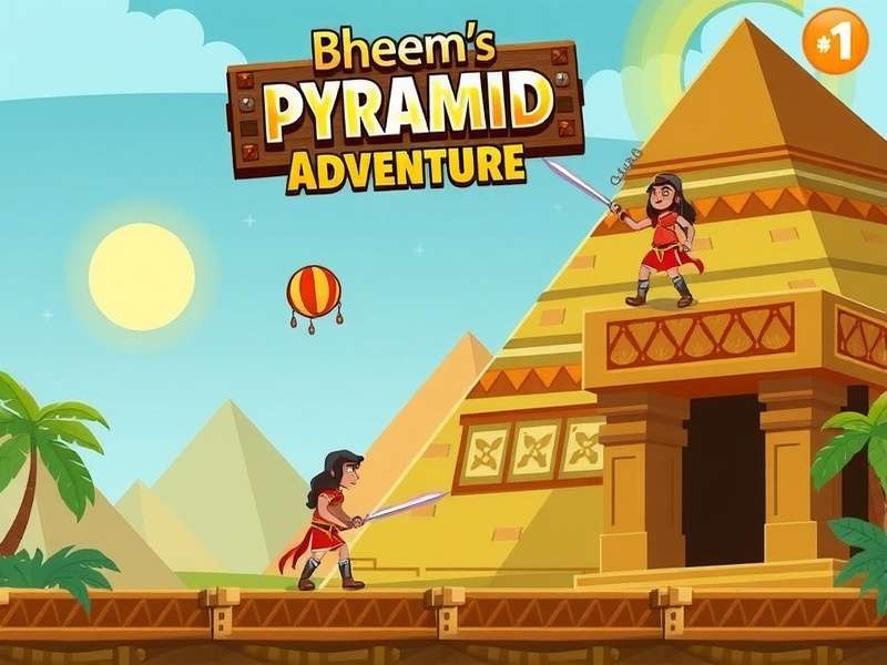 Bheem S Pyramid Adventure Game Screenshot